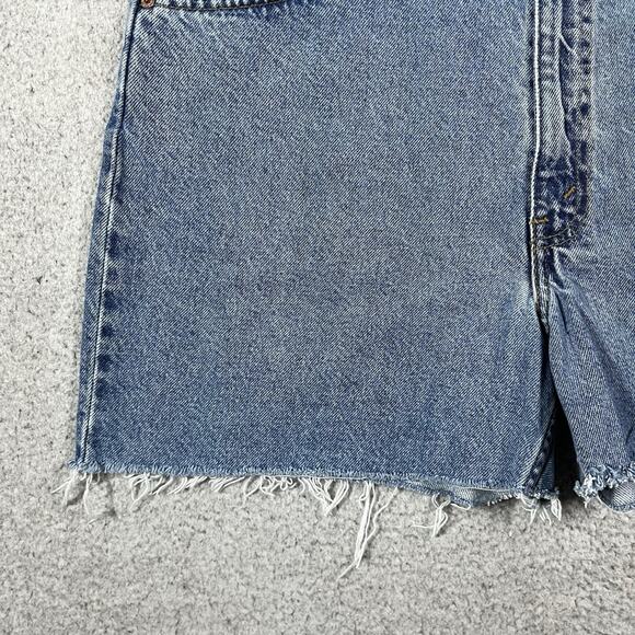Levis 550 Orange Tab Jean Shorts Womens Waist 36 Cut Off Denim Vintage 90s - Picture 8 of 15